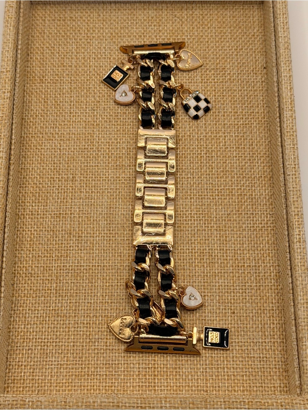 Apple Watch Gold Stainless Steel Band, 42/44/46mm, New